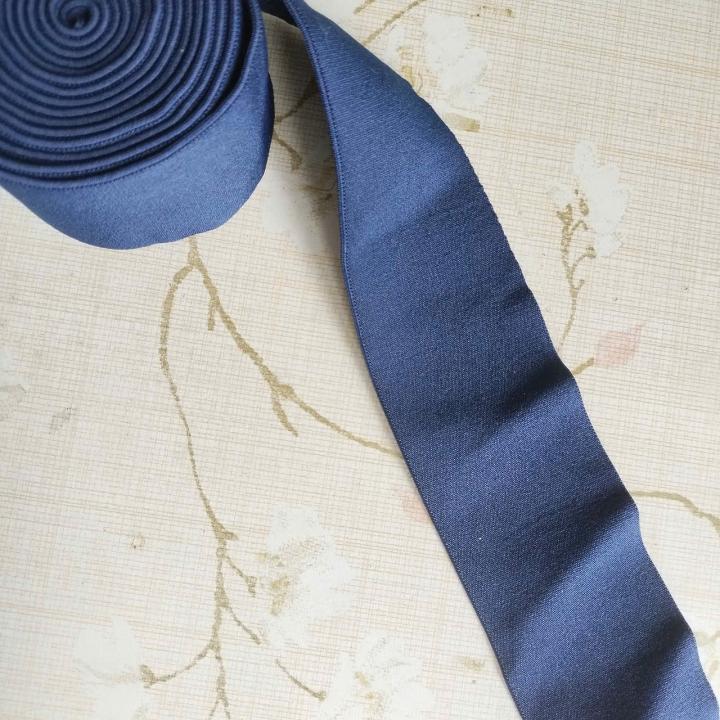 1 mét thun thời trang 5cm loại tốt, có xẻ rãnh kẹp, may cạp váy, làm dây nịt thun, may lưng quần màu trơn